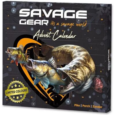 Calendrier de l'Avent Predator 2024 de Savage Gear - Coffret Cadeaux Pêche - Publicité Calendrier de l'Avent Predator 2024 de Savage Gear - Coffret Cadeaux Pêche - Publicité