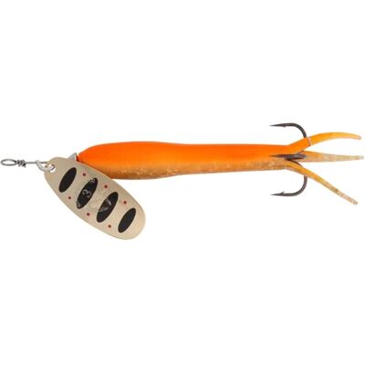 Savage Gear Flying Eel #3 23g Spinner Orange Or - Leurres de Pêche - Publicité Savage Gear Flying Eel #3 23g Spinner Orange Or - Leurres de Pêche - Publicité