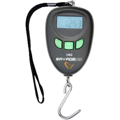 Savage Gear Digitale Waage - 10kg Wasserfeste Angelwaage Savage Gear Digitale Waage - 10kg Wasserfeste Angelwaage