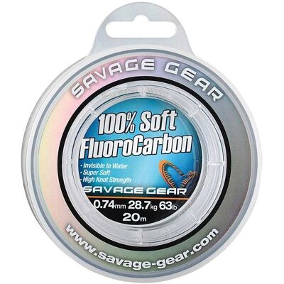 Savage Gear Soft Fluoro Carbon 0,17 mm 50 m - Ligne de pêche - Publicité Savage Gear Soft Fluoro Carbon 0,17 mm 50 m - Ligne de pêche - Publicité