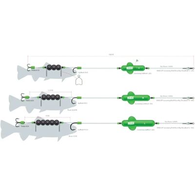 Madcat L River Rig - Deadbait River Fishing Rig Madcat L River Rig - Deadbait River Fishing Rig