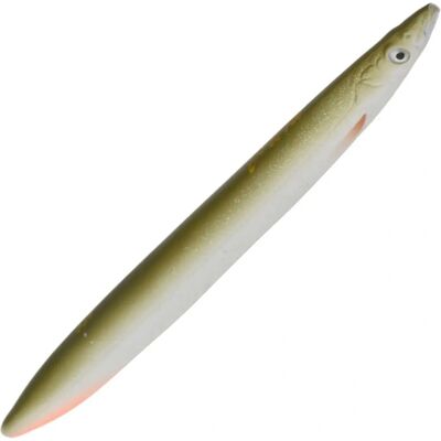 Savage Gear 3D Line Thru Sandeel - 125mm 19g Matt Hvit - Fiskeagn Savage Gear 3D Line Thru Sandeel - 125mm 19g Matt Hvit - Fiskeagn