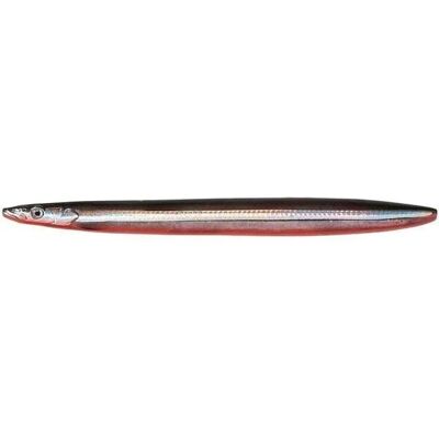 Savage Gear 3D Line Thru Sandeel - 125mm 19g Svart/Red UV Savage Gear 3D Line Thru Sandeel - 125mm 19g Svart/Red UV