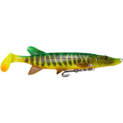 Savage Gear 4D Pike Shad - 20cm - Firetiger - Leurres - Nage lente - Publicité Savage Gear 4D Pike Shad - 20cm - Firetiger - Leurres - Nage lente - Publicité