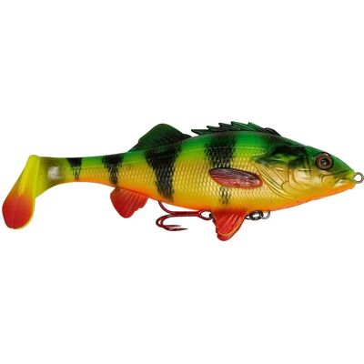 Savage Gear Perch Shad 17,5cm - Měkká nástraha, Fire Tiger - Okoun Savage Gear Perch Shad 17,5cm - Měkká nástraha, Fire Tiger - Okoun