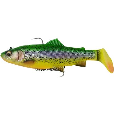 Savage Gear 4D Trout Rattle Shad - Photo Chrome, Aromatisé, Tailles Multiples - Publicité Savage Gear 4D Trout Rattle Shad - Photo Chrome, Aromatisé, Tailles Multiples - Publicité