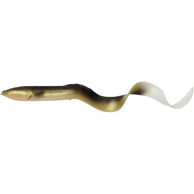 Savage Gear - Real Eel Soft Lure - 150 mm - 12 g - Leurre souple - Publicité Savage Gear - Real Eel Soft Lure - 150 mm - 12 g - Leurre souple - Publicité
