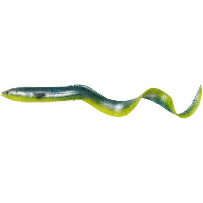 Savage Gear Real Eel Soft Lure - 12g, 150mm, Vert Jaune - Leur mou - Publicité Savage Gear Real Eel Soft Lure - 12g, 150mm, Vert Jaune - Leur mou - Publicité