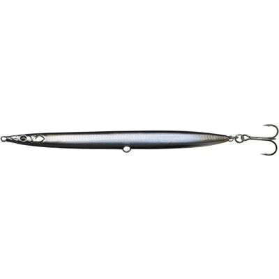 Savage Gear 12,5cm Svart/Sølv Sandeel Pencil Savage Gear 12,5cm Svart/Sølv Sandeel Pencil