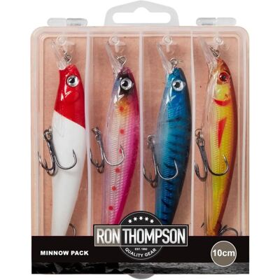 Ron Thompson Pudełko na przynęty Sinking Minnow 10cm - Zestaw przynęt wędkarskich Ron Thompson Pudełko na przynęty Sinking Minnow 10cm - Zestaw przynęt wędkarskich