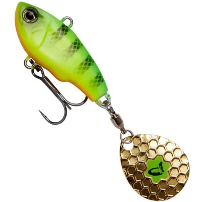 Savage Gear Firetiger Fat Tail Spin 5,5cm 9g - Fiskeatk Savage Gear Firetiger Fat Tail Spin 5,5cm 9g - Fiskeatk