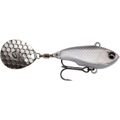 Savage Gear Blanc Argent 8cm 24g Plongée Queue Épaisse Leurres - Publicité Savage Gear Blanc Argent 8cm 24g Plongée Queue Épaisse Leurres - Publicité