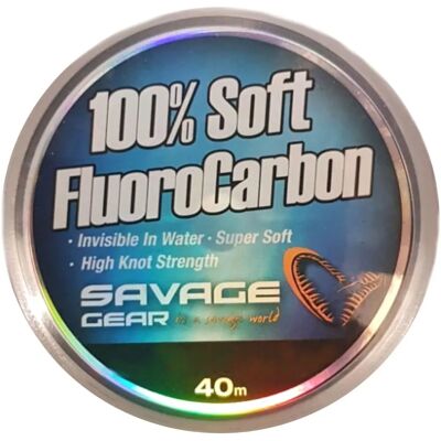 Savage Gear - Fluorocarbone 100% Souple - 0,36mm - Fil - Publicité Savage Gear - Fluorocarbone 100% Souple - 0,36mm - Fil - Publicité