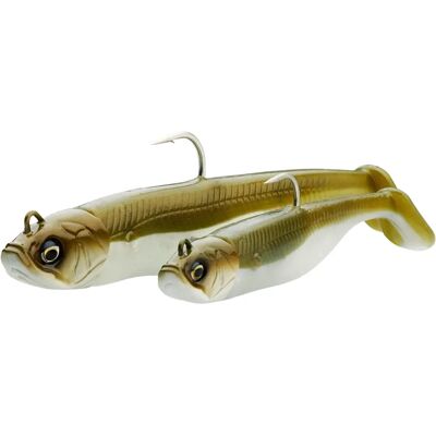 Savage Gear Savage Minnow 10cm 20g Khaki - Leurre Savage Gear Savage Minnow 10cm 20g Khaki - Leurre
