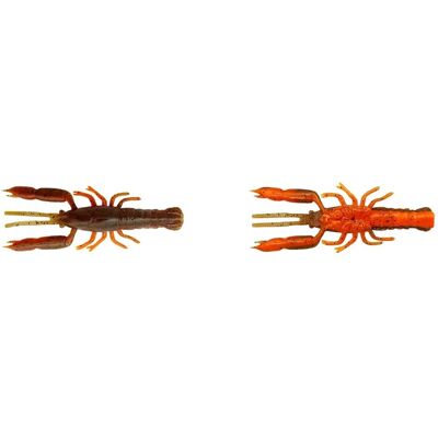 Savage Gear 3D Flusskrebse Rassel - Braun Orange - 5,5cm - 8St Savage Gear 3D Flusskrebse Rassel - Braun Orange - 5,5cm - 8St