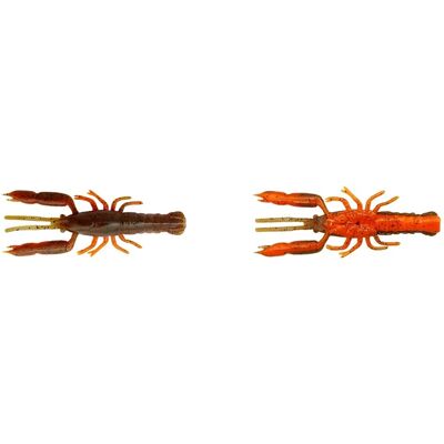 Savage Gear 3D Krebsschwanz Rattling - Braun Orange - 6,7cm - 8Stück Savage Gear 3D Krebsschwanz Rattling - Braun Orange - 6,7cm - 8Stück