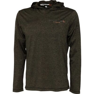 Sweat à capuche Savage Gear Melange Olive Burnt XL - Sweats - Publicité Sweat à capuche Savage Gear Melange Olive Burnt XL - Sweats - Publicité
