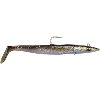 Savage Gear Sandeel V2 Big Game - Grön Silver - Falsk Bete Savage Gear Sandeel V2 Big Game - Grön Silver - Falsk Bete