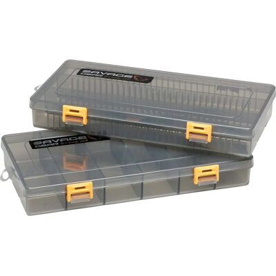 Savage Gear Smoke Kit Lure Box - 2 stk - 23X11X3.5CM Savage Gear Smoke Kit Lure Box - 2 stk - 23X11X3.5CM