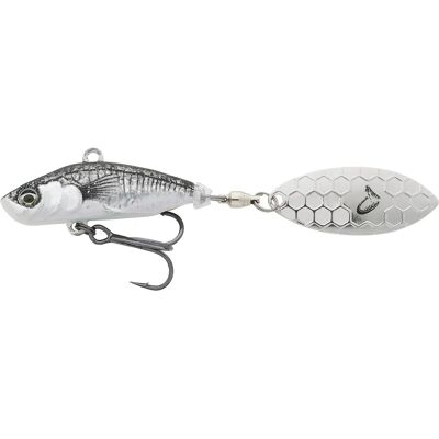 Savage Gear Tailspin 6.5cm 9G - Noir Argent - Publicité Savage Gear Tailspin 6.5cm 9G - Noir Argent - Publicité
