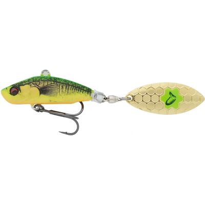 Leurre Tailspin Savage Gear - Firetiger - 7,3cm 13G - Publicité Leurre Tailspin Savage Gear - Firetiger - 7,3cm 13G - Publicité
