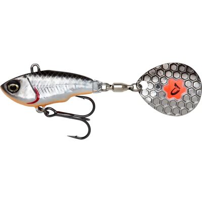 Savage Gear Fat Tail Spin 8cm 24g - Leur - Publicité Savage Gear Fat Tail Spin 8cm 24g - Leur - Publicité