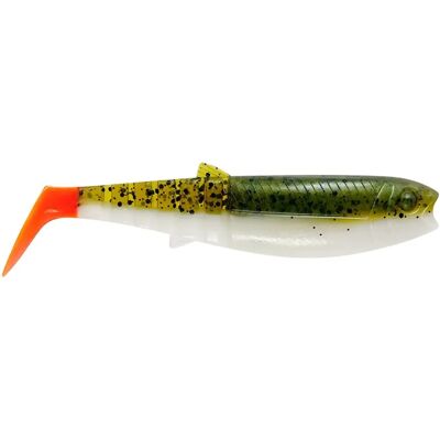 Savage Gear Cannibal Shad 17,5cm 52g Olive Hot Orange - Leurres souples - Publicité Savage Gear Cannibal Shad 17,5cm 52g Olive Hot Orange - Leurres souples - Publicité