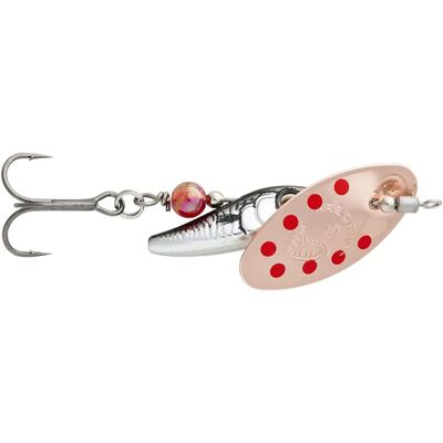 Savage Gear - Modèle #4 9,1G Rouge Cuivre - Spinner - Publicité Savage Gear - Modèle #4 9,1G Rouge Cuivre - Spinner - Publicité
