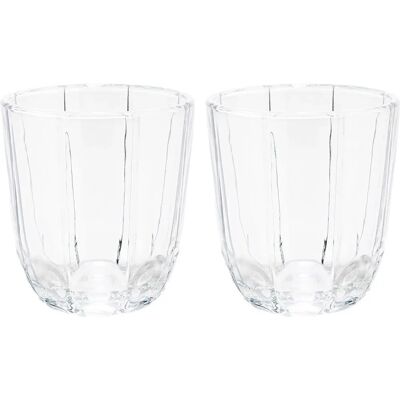 Holmegaard Lily Wasser glas 2er Pack - Wasserlilie Design Holmegaard Lily Wasser glas 2er Pack - Wasserlilie Design