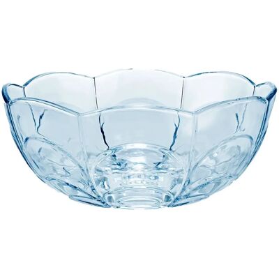 Holmegaard Lily Blau Iris Servierschale - Wasserlilien-Design Holmegaard Lily Blau Iris Servierschale - Wasserlilien-Design