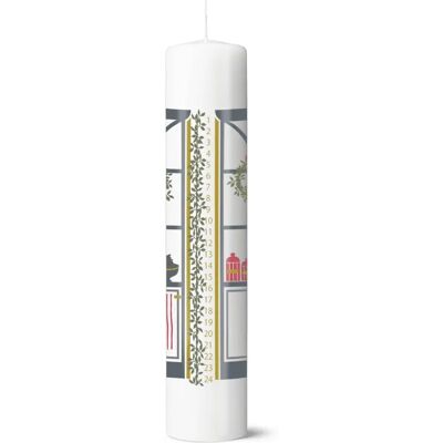 Holmegaard Christmas Adventsljusstake - 25cm - Vit Holmegaard Christmas Adventsljusstake - 25cm - Vit