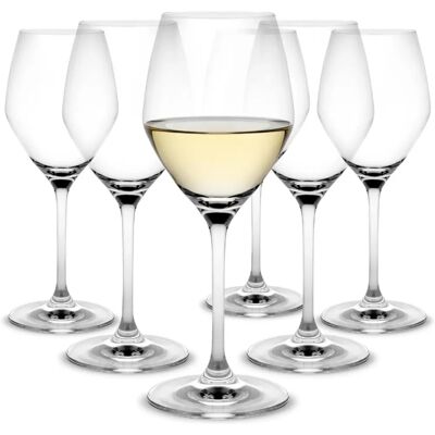 Holmegaard Perfection Verre à vin blanc 32 cl - Lot de 6 Transparent - Publicité Holmegaard Perfection Verre à vin blanc 32 cl - Lot de 6 Transparent - Publicité