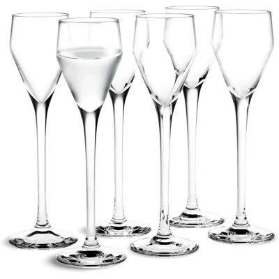 Bicchieri Perfection di Holmegaard per vodka e aquavit - 6 pz Bicchieri Perfection di Holmegaard per vodka e aquavit - 6 pz
