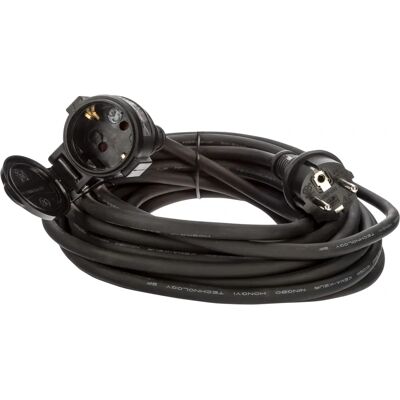 NQ Power - H05RR-F 3G1.5 10m - Schwarz - Verlängerungskabel NQ Power - H05RR-F 3G1.5 10m - Schwarz - Verlängerungskabel