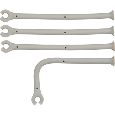 Nordic Quality - 352354 - Weiß - 4 pcs - Weinglashalter Nordic Quality - 352354 - Weiß - 4 pcs - Weinglashalter
