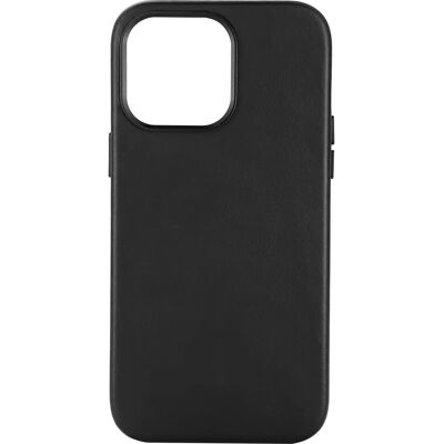 Essentials iPhone 14 Pro Max Nahkainen MagSafe Kotelo Musta Essentials iPhone 14 Pro Max Nahkainen MagSafe Kotelo Musta