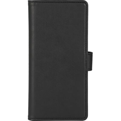 Essentials - Motorola Edge 40 Neo PU Wallet Case - Black - 3 cards - Wallet Case Essentials - Motorola Edge 40 Neo PU Wallet Case - Black - 3 cards - Wallet Case