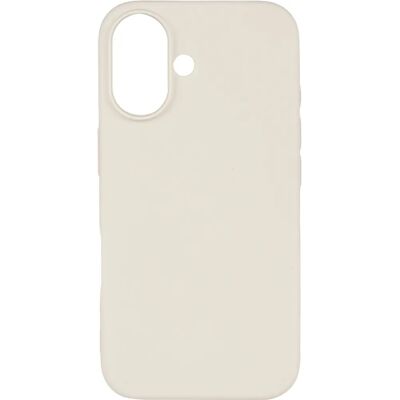 Essentials - iPhone 16 Silicone Mag Backcover - Blanc Essentials - iPhone 16 Silicone Mag Backcover - Blanc