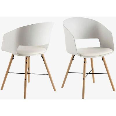 ACTONA GROUP Model - Spisebordsstol i kunstlæder - 51,5cm x 80,5cm x 52cm ACTONA GROUP Model - Spisebordsstol i kunstlæder - 51,5cm x 80,5cm x 52cm