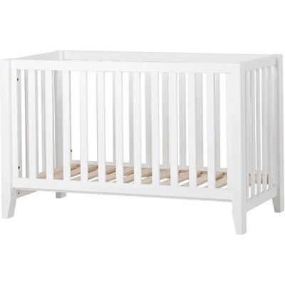 Hoppekids Weiß Babybett - 60x120cm - Umwandelbares Bett Hoppekids Weiß Babybett - 60x120cm - Umwandelbares Bett