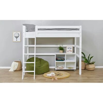 Hoppekids ECO Luxe Hochbett mit Schrägleiter - Kinderbett Hoppekids ECO Luxe Hochbett mit Schrägleiter - Kinderbett