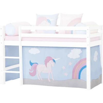 Hoppekids Bunt Baumwollbett-Vorhang - Bett-Dekor 70x160 cm Hoppekids Bunt Baumwollbett-Vorhang - Bett-Dekor 70x160 cm