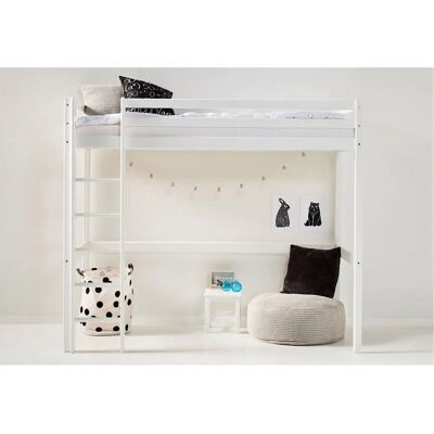 Hoppekids Skummatte - 90x200x9cm - Hvit, Oeko-Tex 100 Hoppekids Skummatte - 90x200x9cm - Hvit, Oeko-Tex 100
