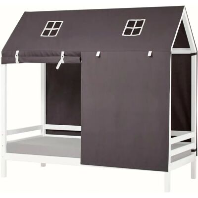 Hoppekids - 36-2771-PT-09A - Grau - Baumwolle - Bed canopy Hoppekids - 36-2771-PT-09A - Grau - Baumwolle - Bed canopy