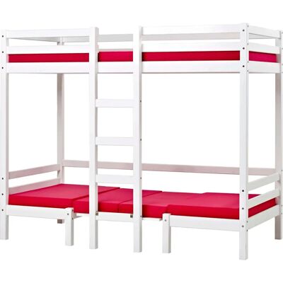 HOPPEKIDS ECO Dream JUMBO Hochbett - Umbau zum Etagenbett, Schaumstoffmatratze HOPPEKIDS ECO Dream JUMBO Hochbett - Umbau zum Etagenbett, Schaumstoffmatratze