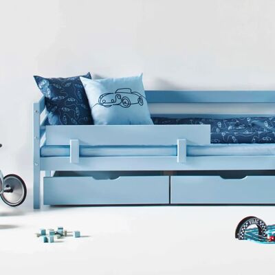 Hoppekids ECO Comfort Kinderbett - Blau, 70x160 cm - Kinderbett Hoppekids ECO Comfort Kinderbett - Blau, 70x160 cm - Kinderbett