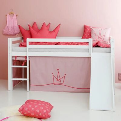 HOPPEKIDS Prinzessinnen Hochbett - Massiv Kiefer Holz HOPPEKIDS Prinzessinnen Hochbett - Massiv Kiefer Holz