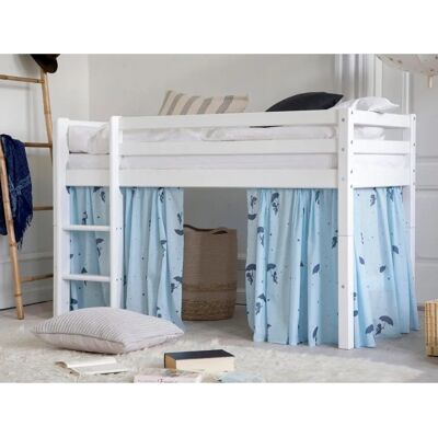 HOPPEKIDS ECO Dream Hochbett mit Vorhang & Schaumstoffmatratze HOPPEKIDS ECO Dream Hochbett mit Vorhang & Schaumstoffmatratze