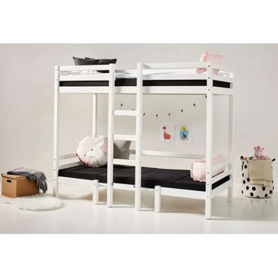 HOPPEKIDS ECO Dream JUMBO Etagenbett - Umbaubar, 90x200cm, Weiß HOPPEKIDS ECO Dream JUMBO Etagenbett - Umbaubar, 90x200cm, Weiß