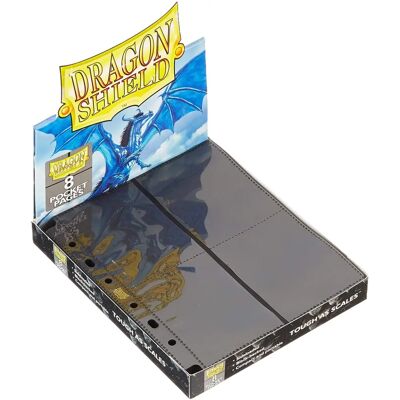 Dragon Shield 50Ct Box 8-Pocket Black Sideload Pages - Card Sleeves/Pages Dragon Shield 50Ct Box 8-Pocket Black Sideload Pages - Card Sleeves/Pages